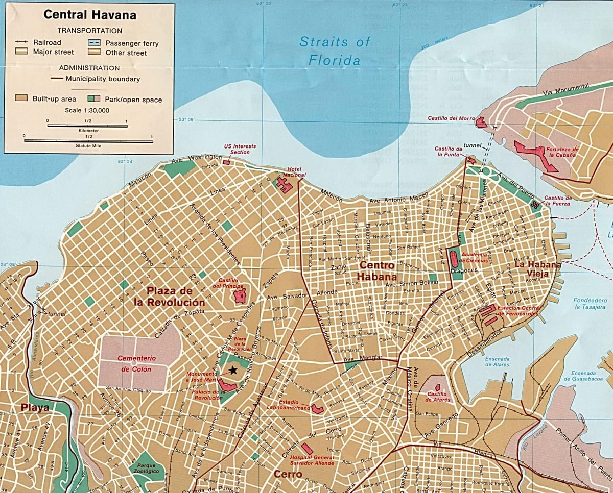 offline map of Havana